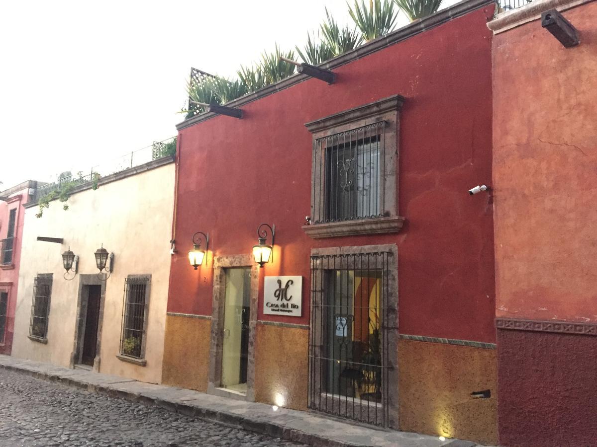 Casa Del Tio Hotel Boutique San Miguel de Allende Buitenkant foto Restaurant AC