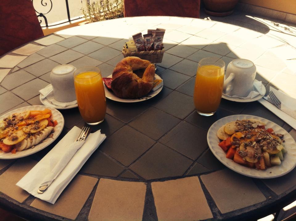 Casa Del Tio Hotel Boutique San Miguel de Allende Buitenkant foto A typical breakfast